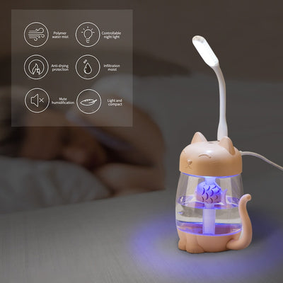 Ultrasonic Air Humidifier with Mini Fan