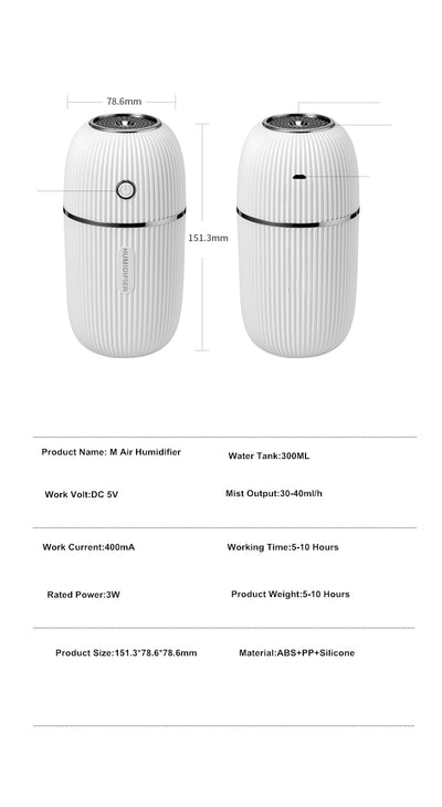 Ultrasonic USB Aroma Oil Diffuser