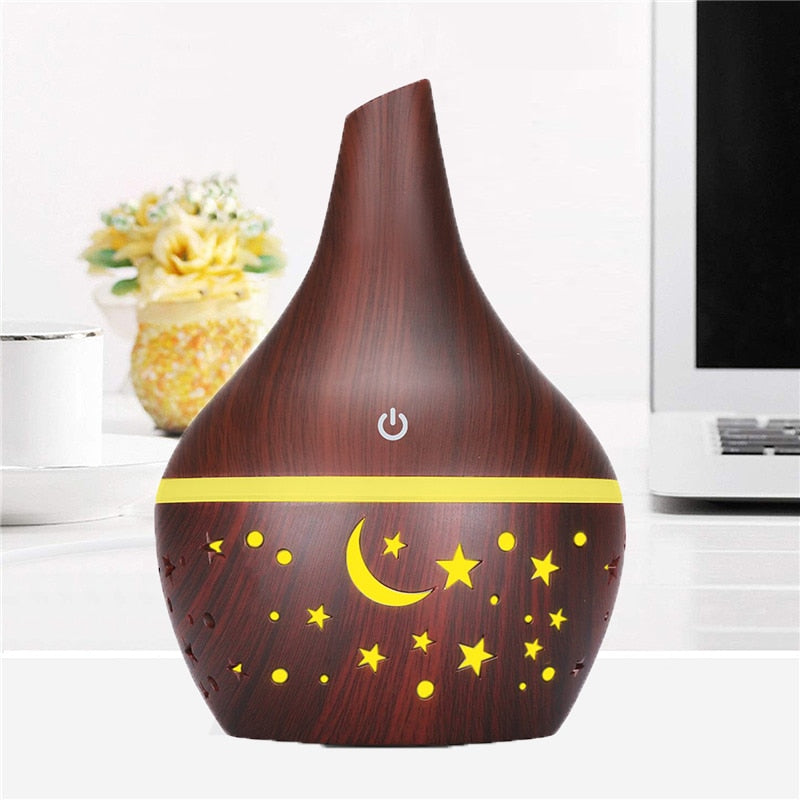 Electric Aroma air diffuser wood