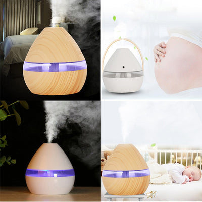 Aromatherapy Air Humidifier Wood Grain