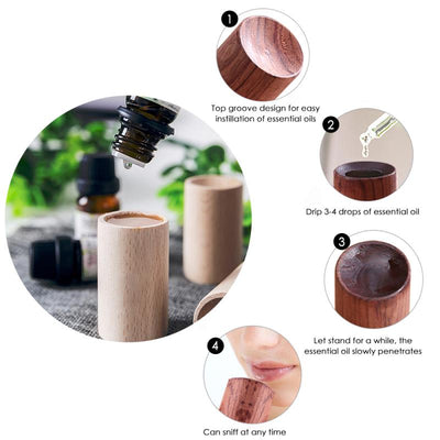 Wooden Oil Aromatherapy Diffuser Stress
